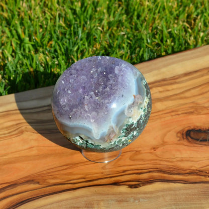 Druzy Amethyst Kugel