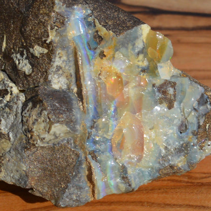 Boulder Opal Rohstein (Groß)