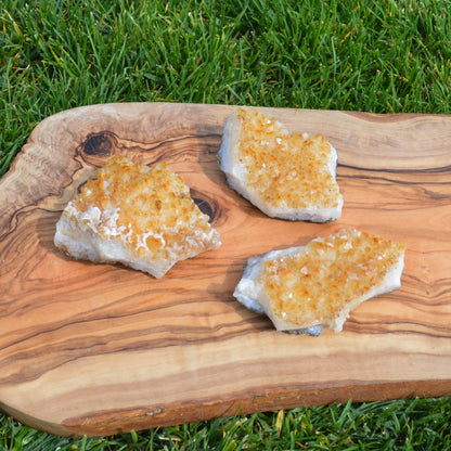 Citrin Drusenstück (behandelt)