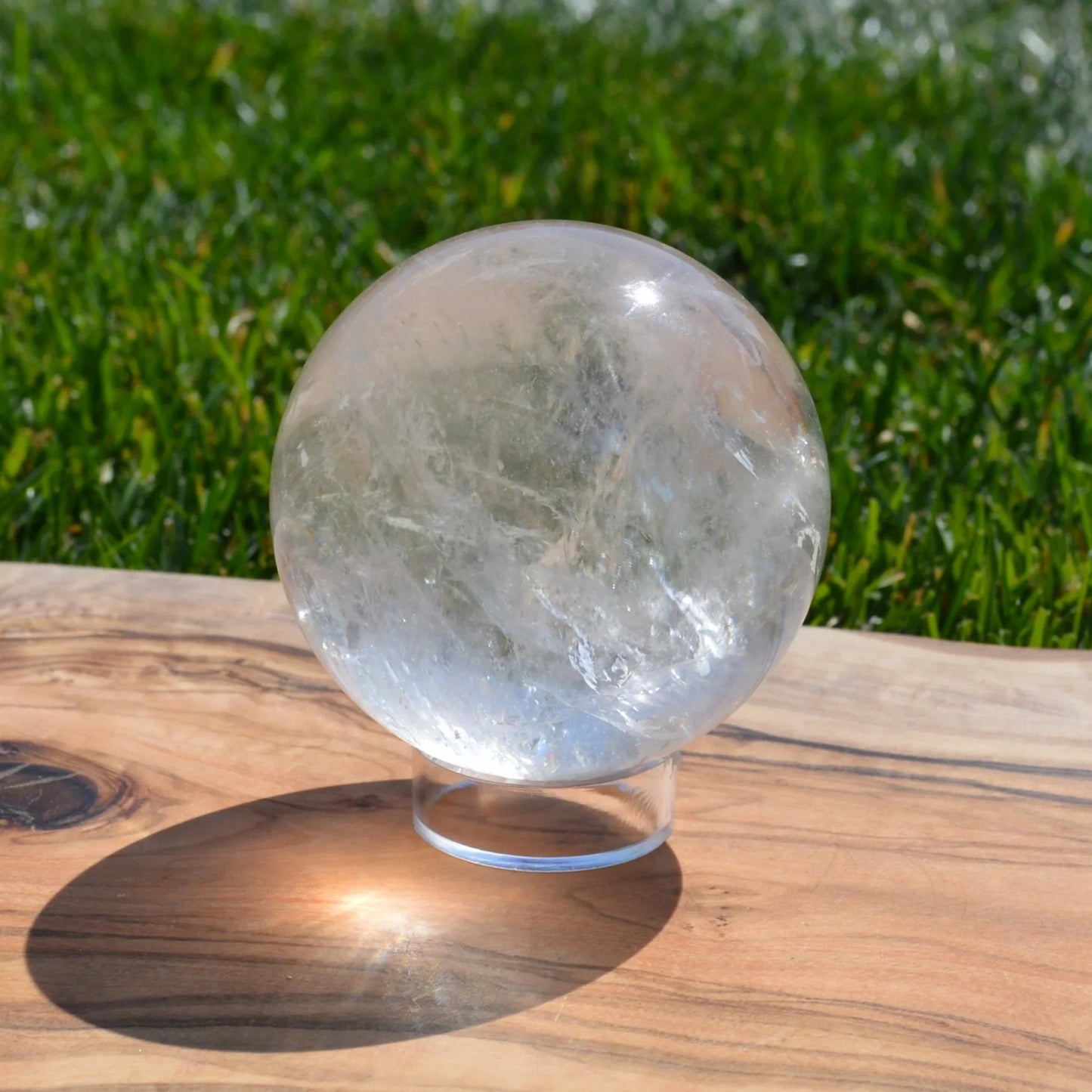 Milchige Bergkristall Kugel