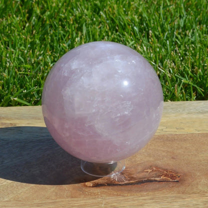Rosenquarz Kugel