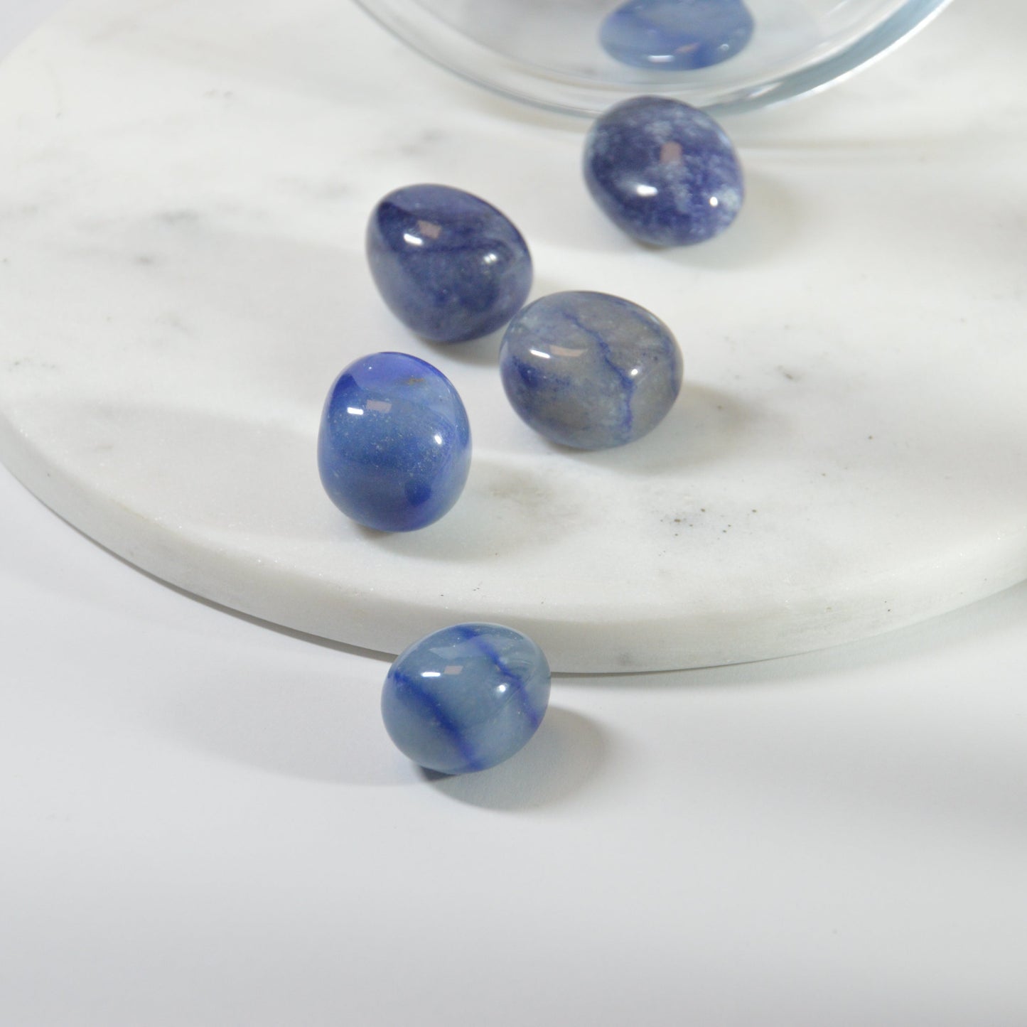 Blauer Aventurin Trommelstein