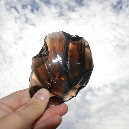 Lamellen-Obsidian Rohstein