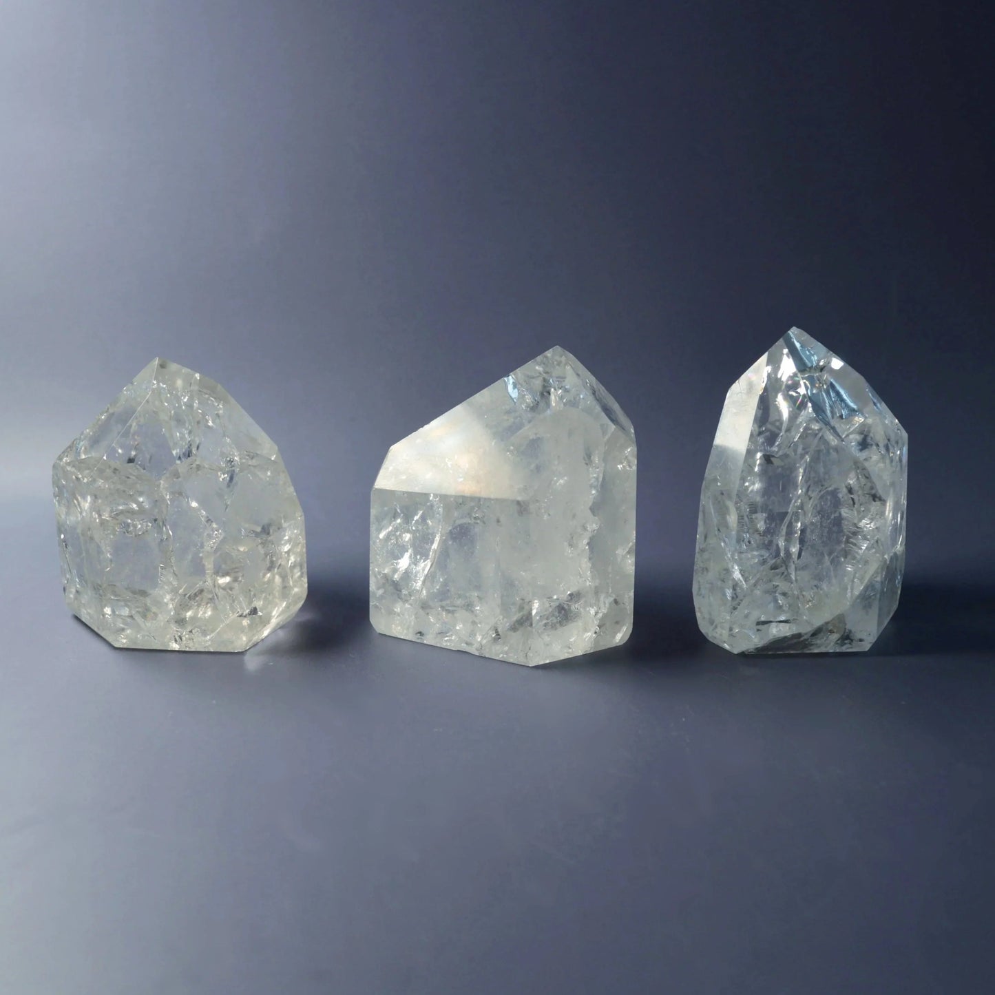 Cracked Rainbow Bergkristall Spitzen