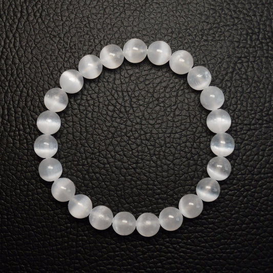 Selenit Armband - 6mm, 8mm