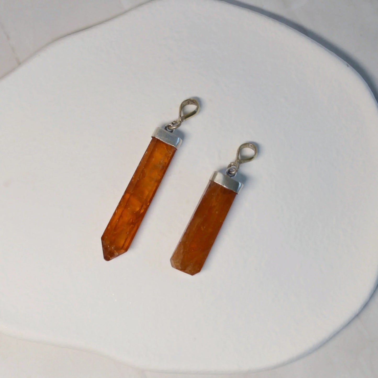 Spessartin Mandarin-Granat Anhänger