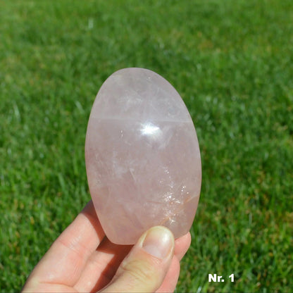 Rosenquarz Freiform - wähle deinen Favoriten