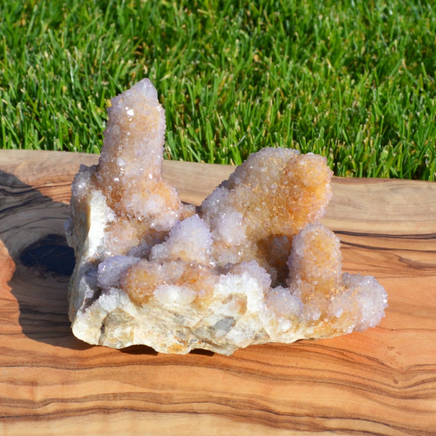 Spiritquarz - Kaktusquarz Cluster