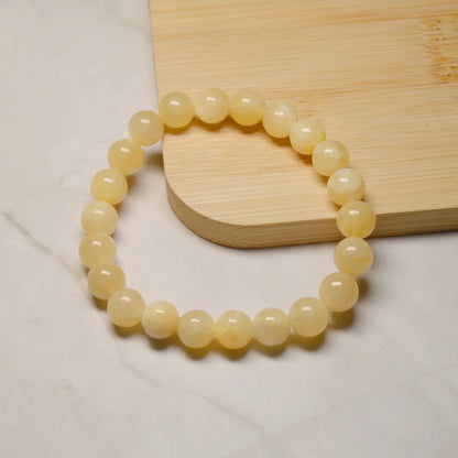 Orangen Calcit Armband - 6mm, 8mm