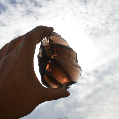 Lamellen-Obsidian Rohstein