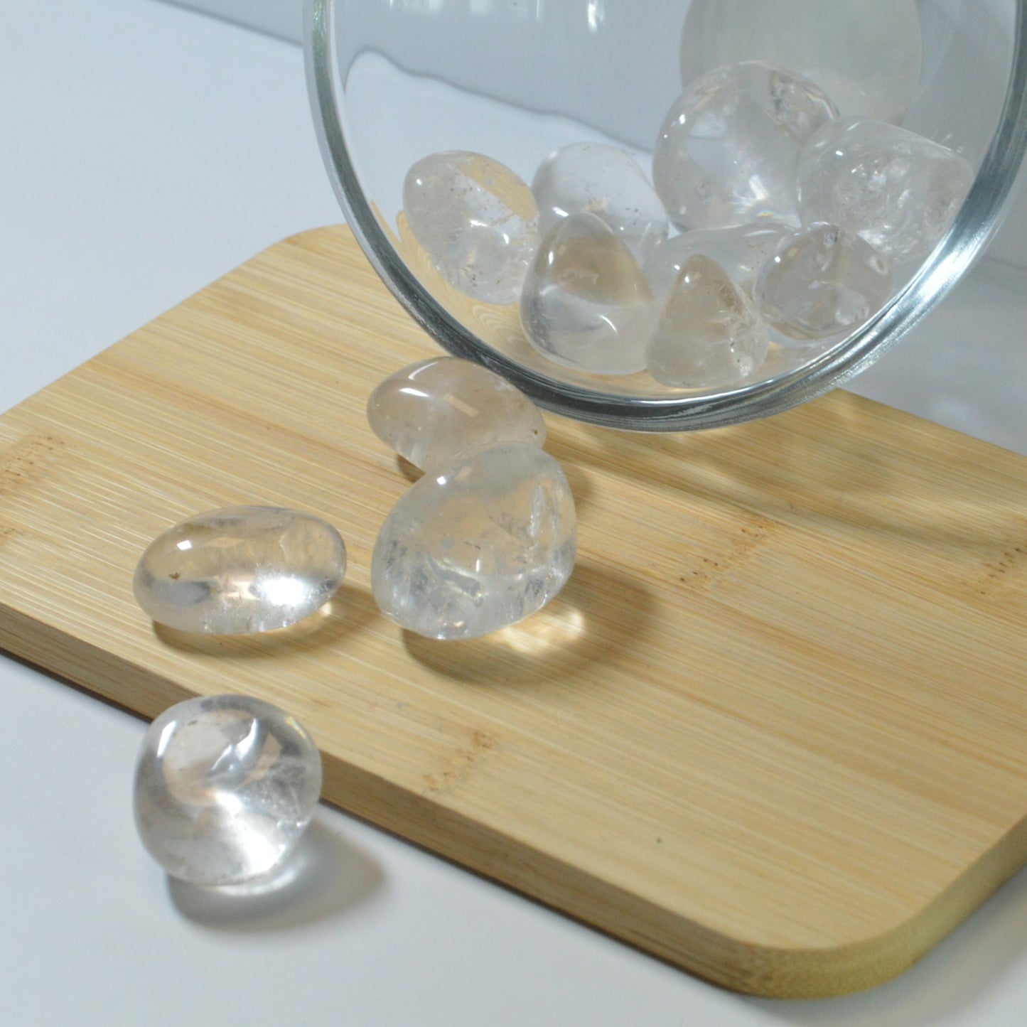 Bergkristall Trommelstein