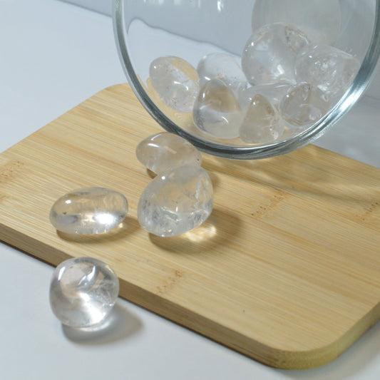 Bergkristall Trommelstein