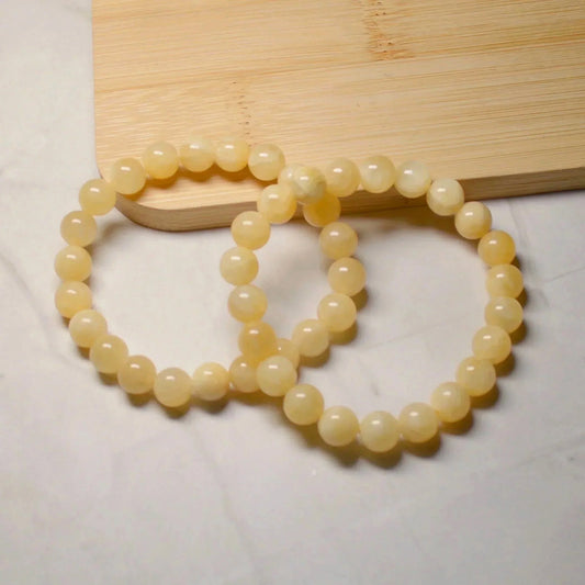 Orangen Calcit Armband - 6mm, 8mm