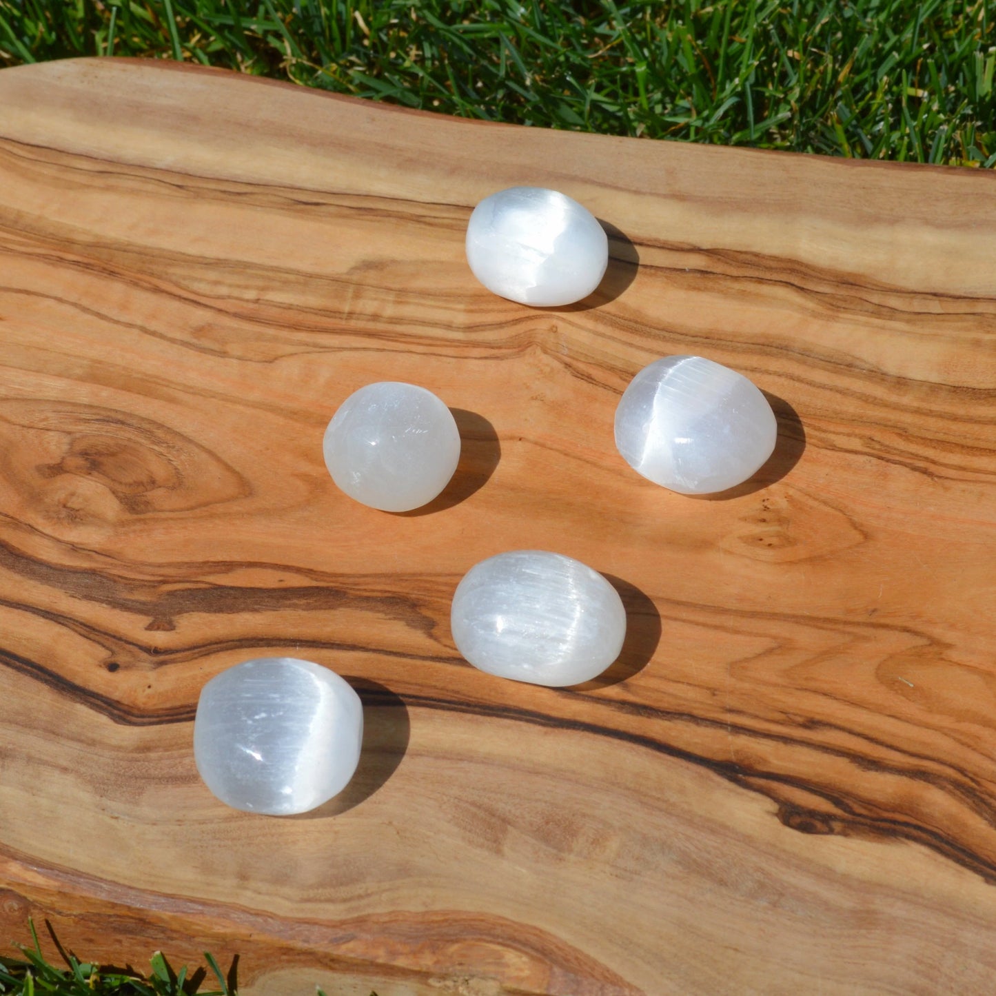 Selenit Trommelstein