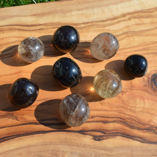 Rauchquarz Trommelstein