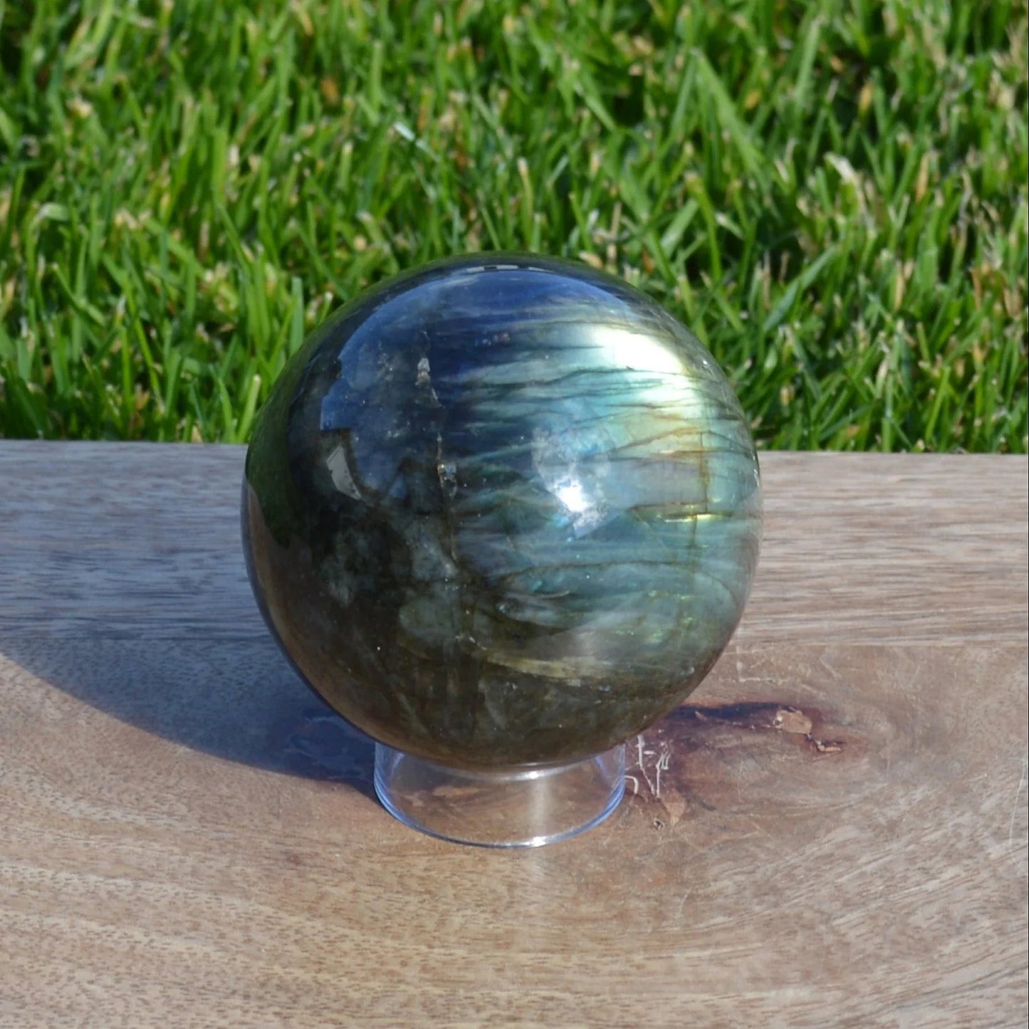 Labradorit Kugel, verschiedene Größen