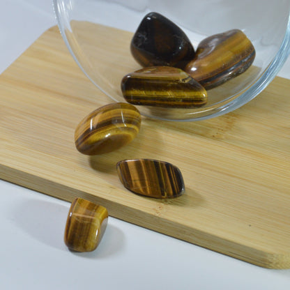 Tigerauge Trommelstein