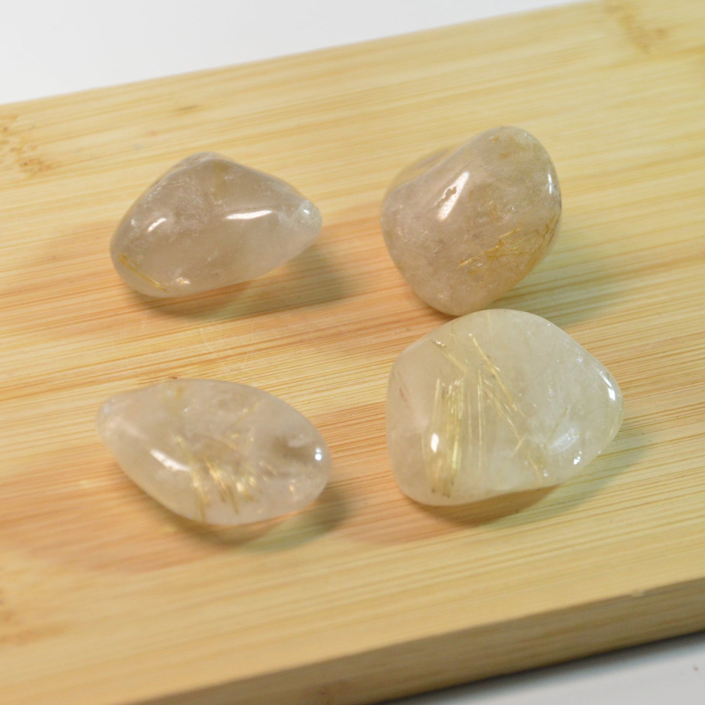 Rutilquarz Trommelstein