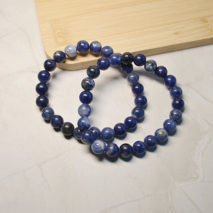 Sodalith Armband - 6mm, 8mm