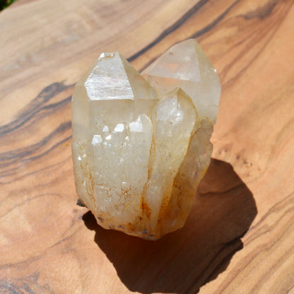 Bergkristall Zwillings Spitze