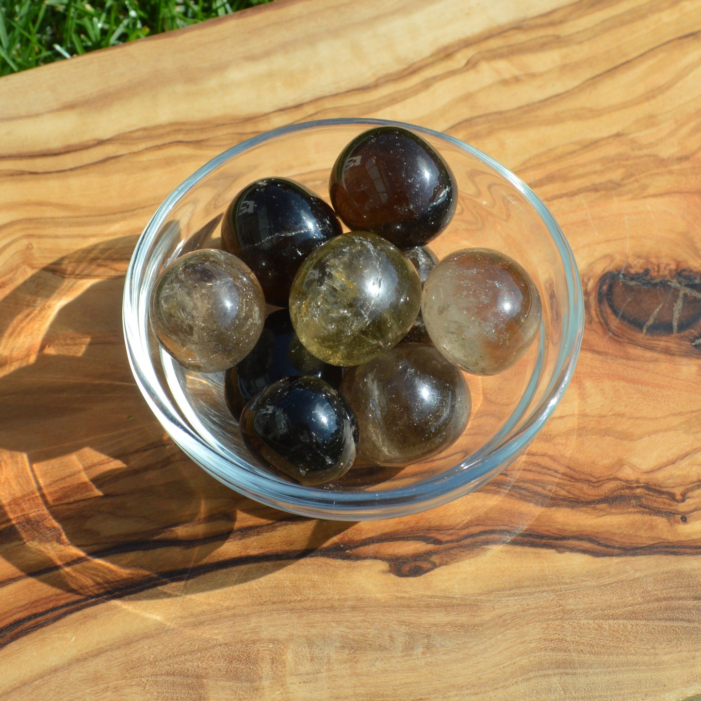 Rauchquarz Trommelstein