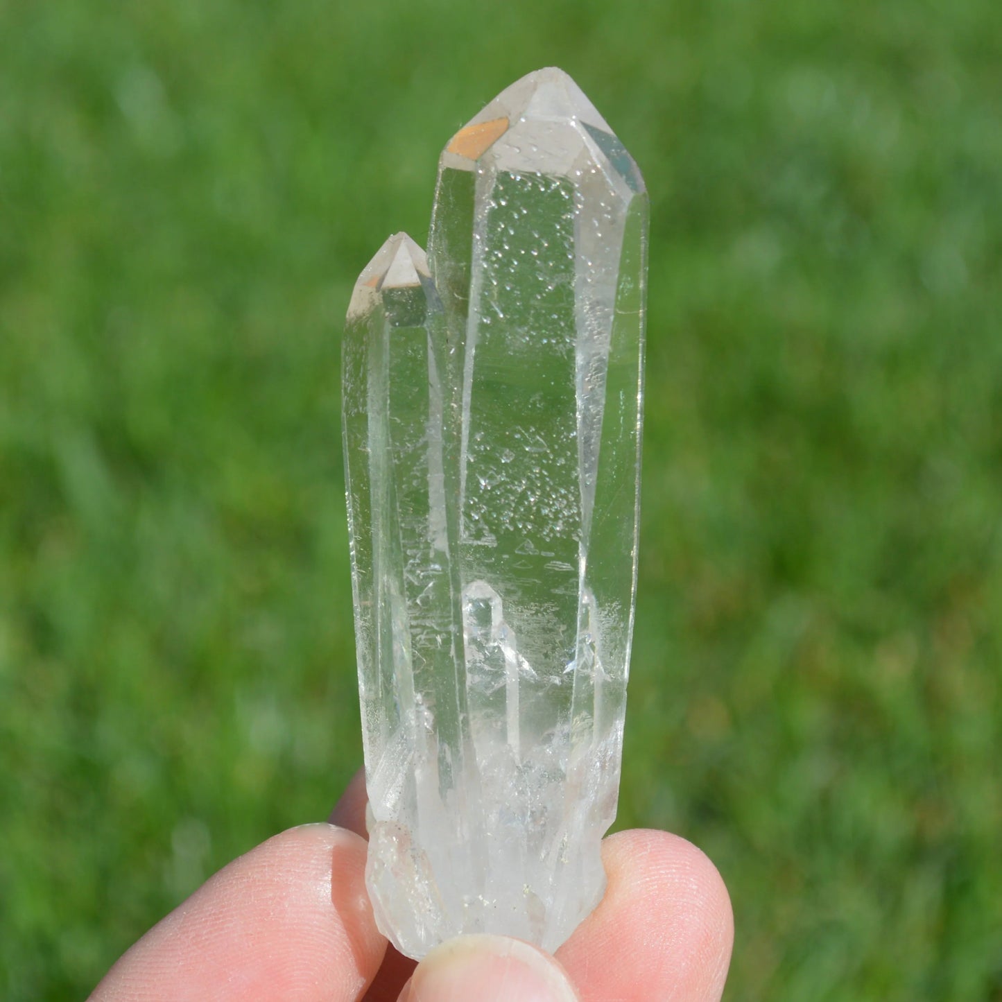 Bergkristall Zwillings Spitze