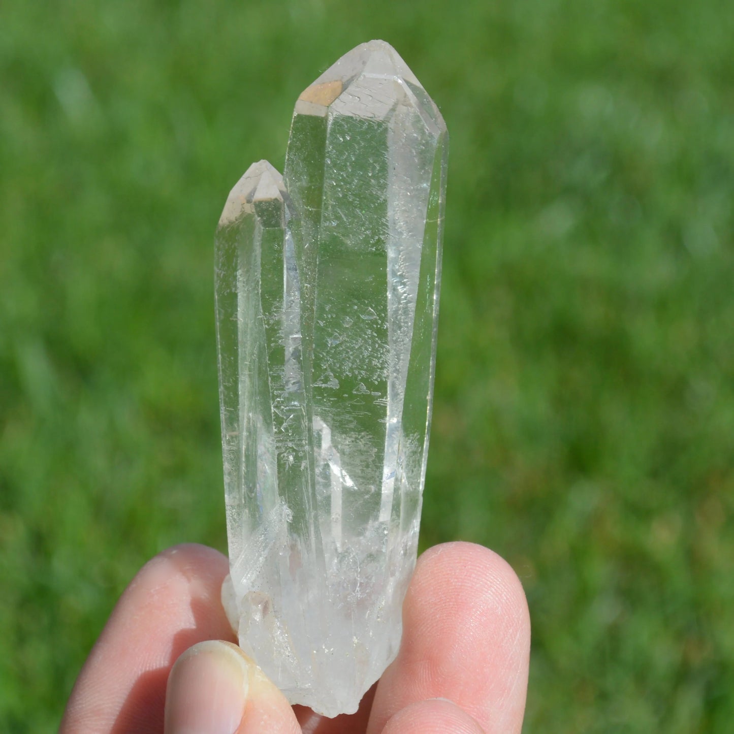 Bergkristall Zwillings Spitze