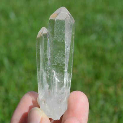 Bergkristall Zwillings Spitze