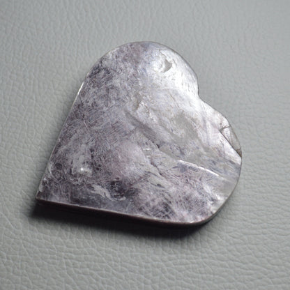 Lepidolith (Lila Mica) Herz