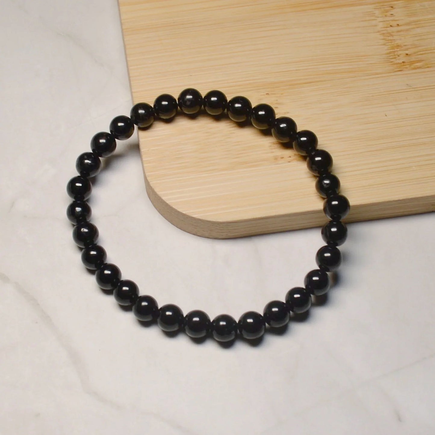 Schörl-Turmalin Armband - 6mm, 8mm