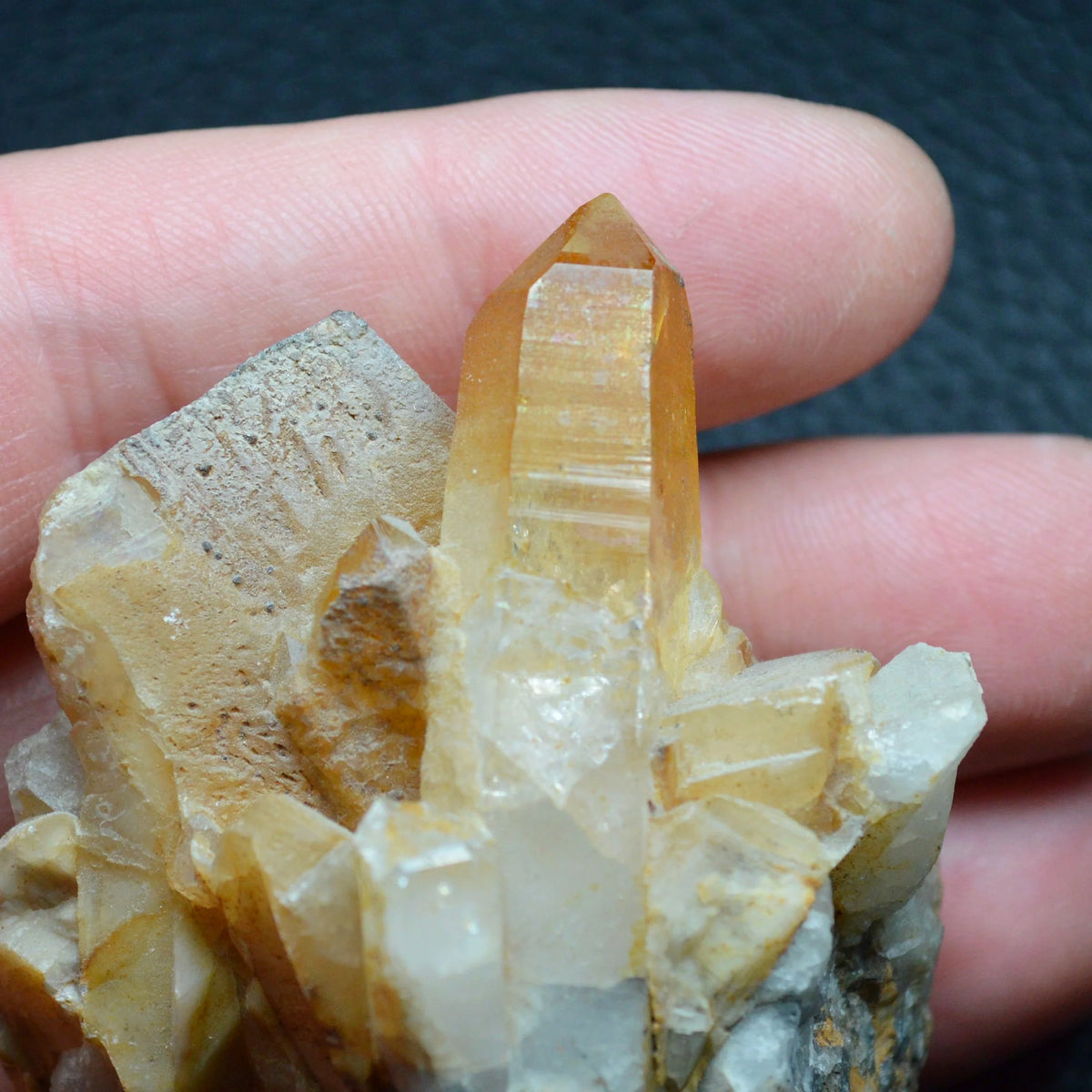 Golden Healer mit Calcit Stufe