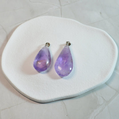 Amethyst Tropfen Anhänger, verschiedene Größen