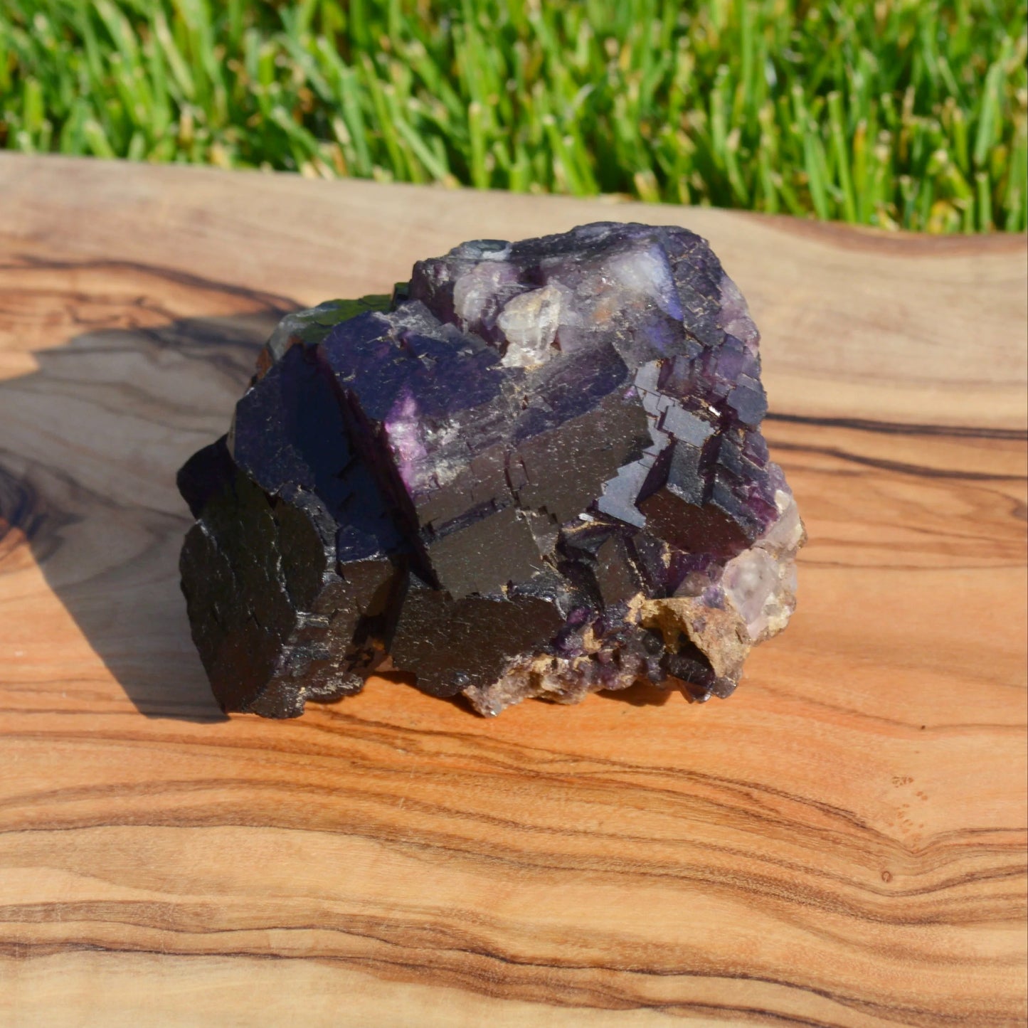 Dunkelvioletter Fluorit