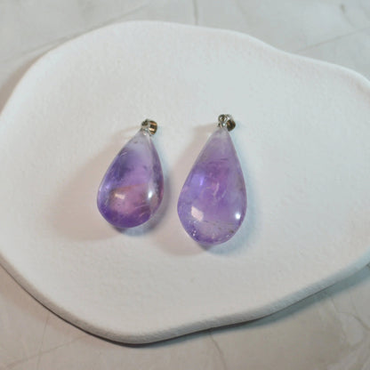 Amethyst Tropfen Anhänger, verschiedene Größen