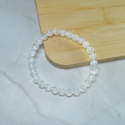 Selenit Armband - 6mm, 8mm
