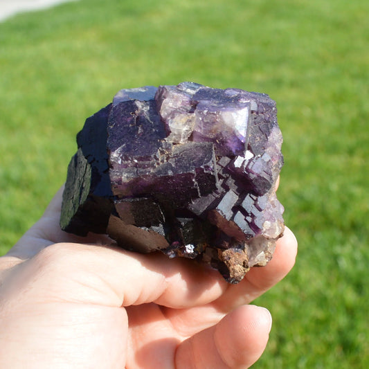 Dunkelvioletter Fluorit