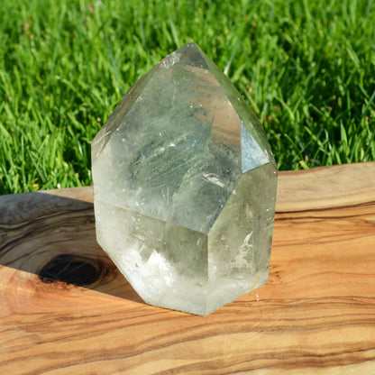 Gartenquarz Lodolith Spitze