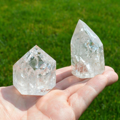 Cracked Rainbow Bergkristall Spitzen