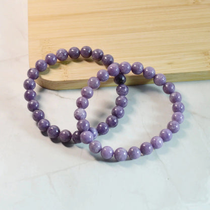 Lepidolith Armband (Hell) - 8mm