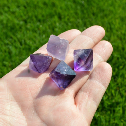 Lila Fluorit Oktaeder