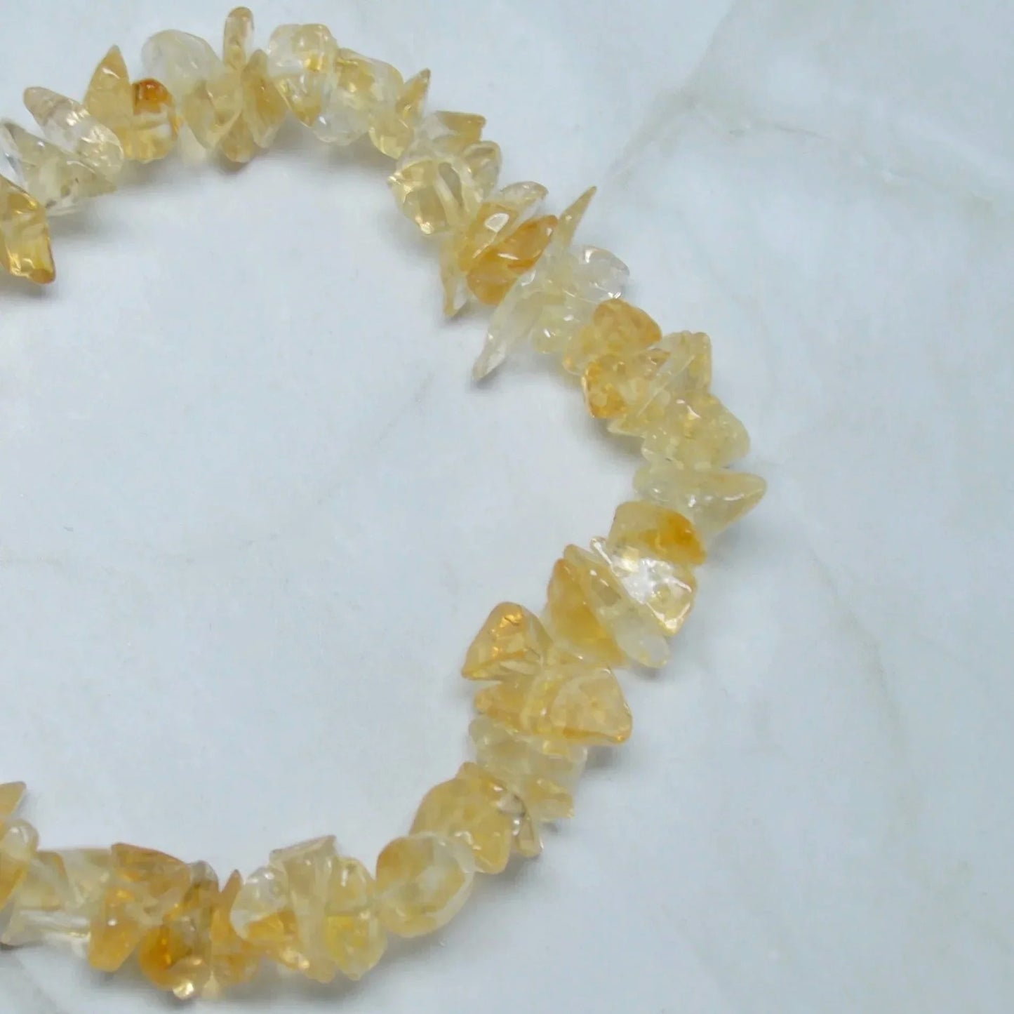 Citrin Splitterarmband (behandelt)