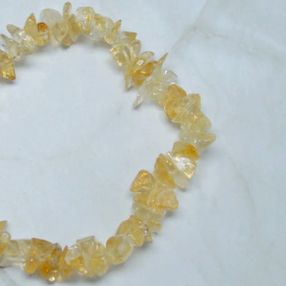 Citrin Splitterarmband (behandelt)