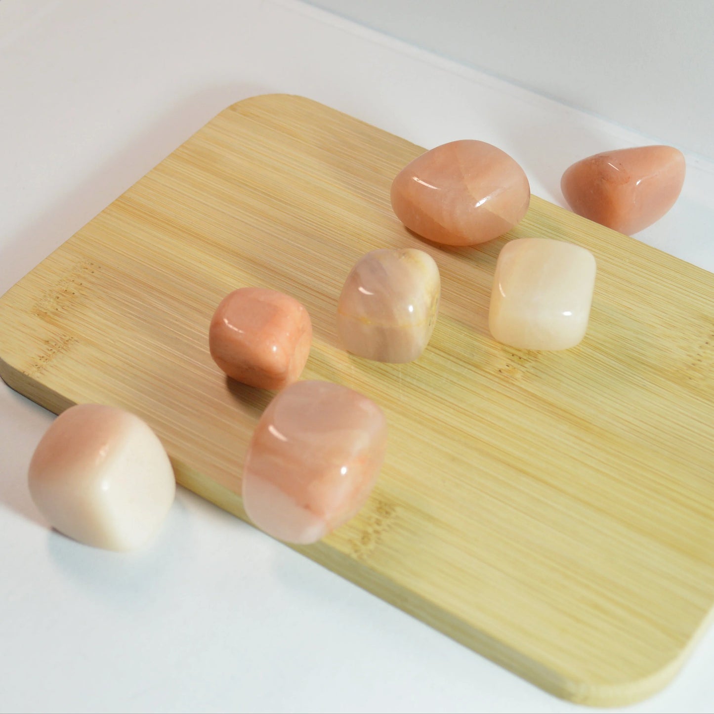 Pfirsich Aventurin Trommelstein