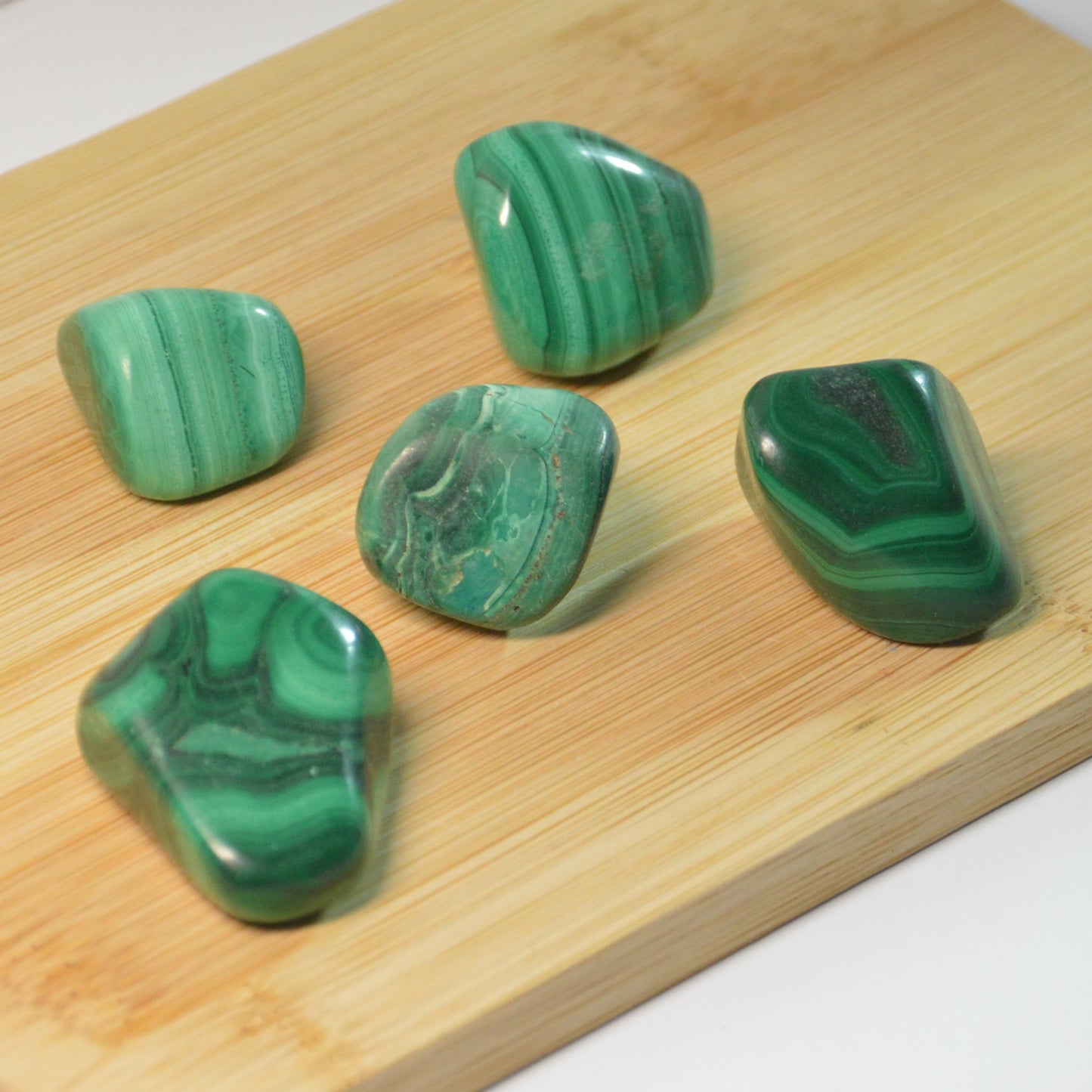 Malachit Trommelstein