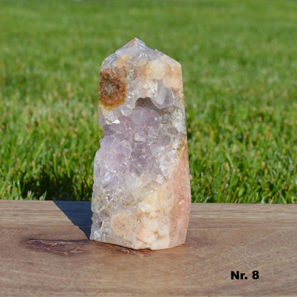 Kirschblüten-Pinkamethyst Turm, wähle deinen Favoriten