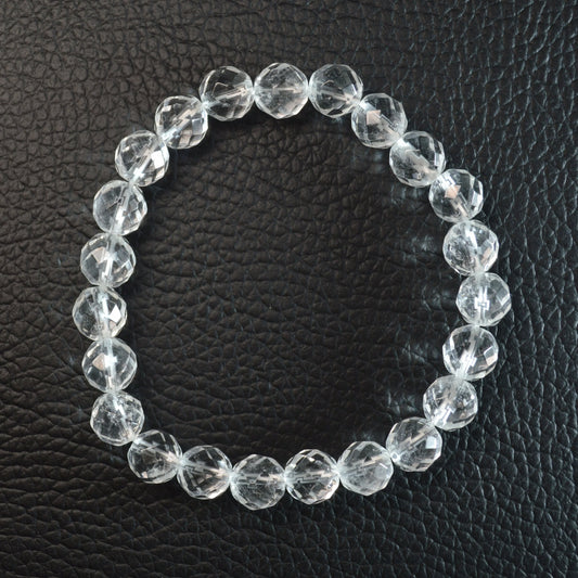 Bergkristall Armband (facettiert) - 8mm