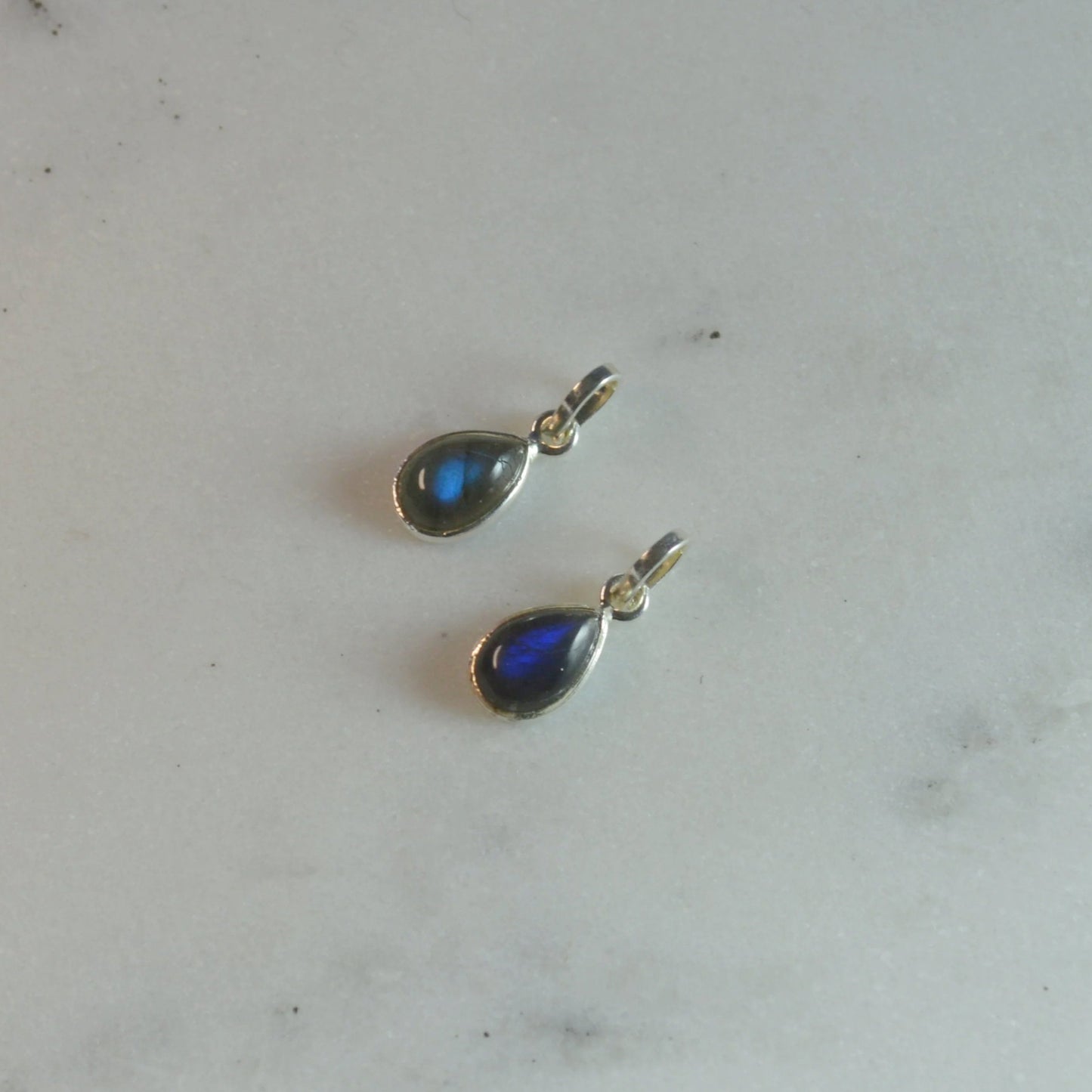 Labradorit Tropfen Anhänger