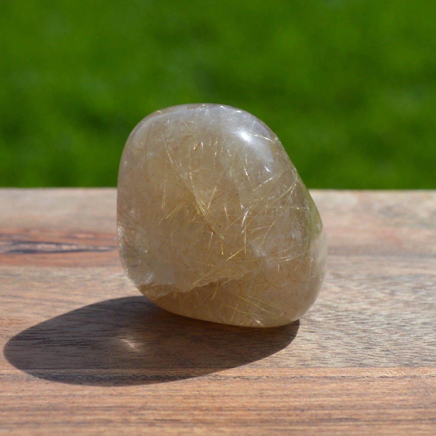 Gold Rutilquarz Handstein