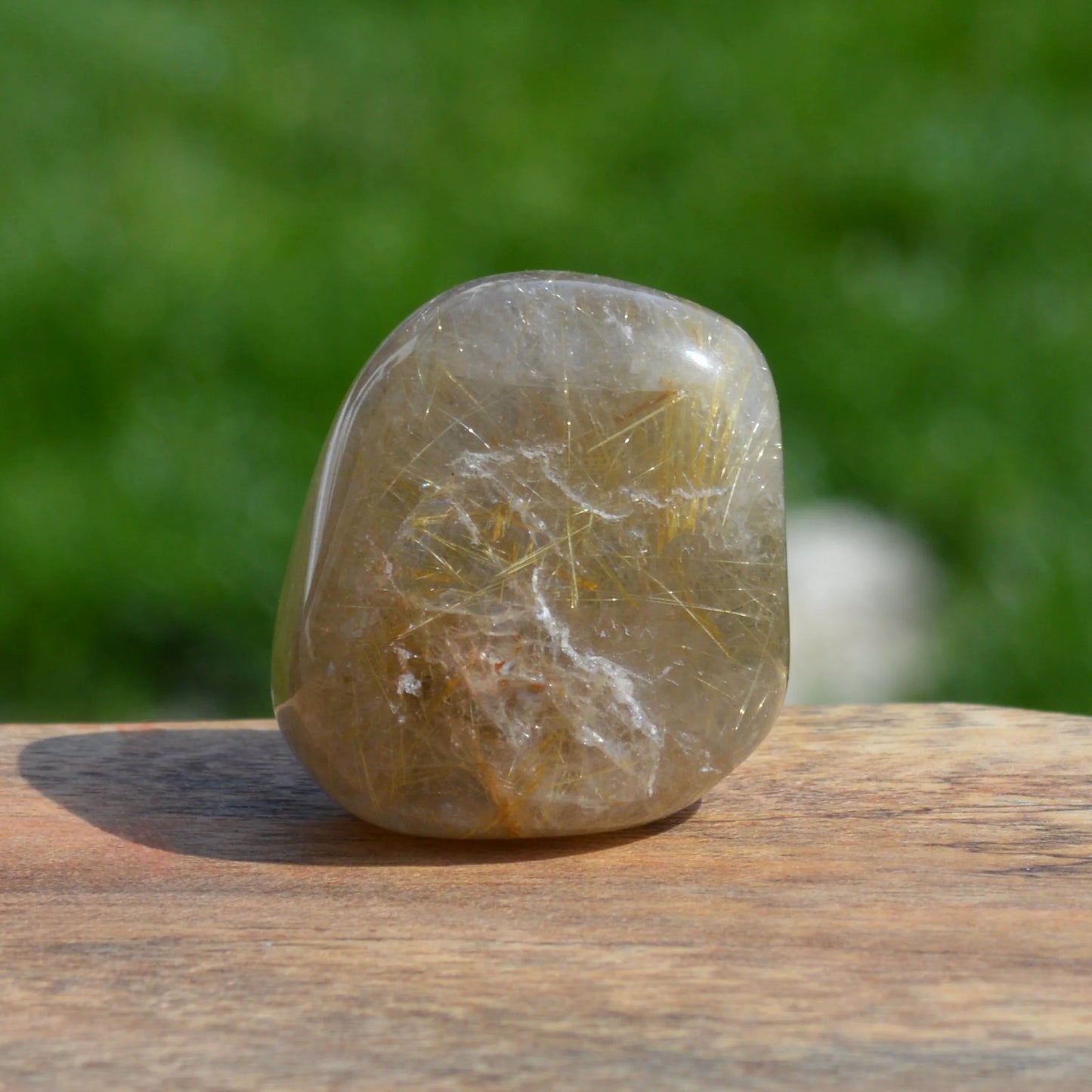 Gold Rutilquarz Handstein