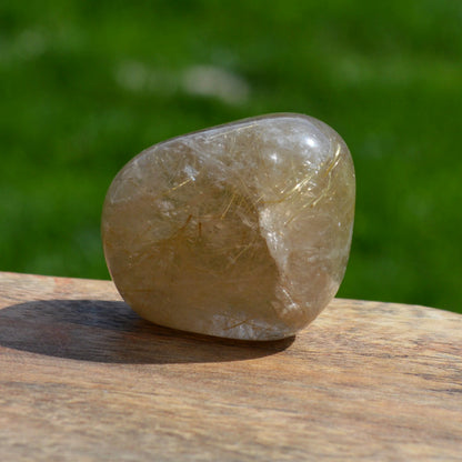 Gold Rutilquarz Handstein